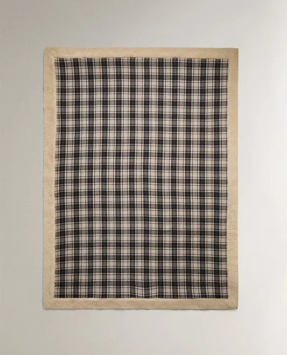 MANTA PELO CUADROS - Textiles, Uruguay | Zara Home, vista 2