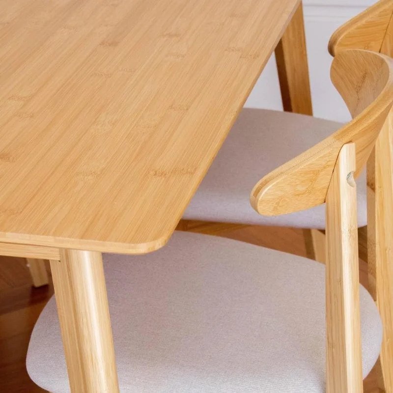 Mesa Livorno en Madera natural - Muebles, Uruguay | Uruguay Bamboo, vista 8