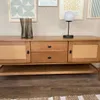 Rack Toulouse 150cm - Madera Natural de Gomero - Muebles para TV, Uruguay | Berna home, vista 9 de 11