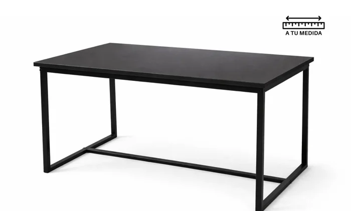 Mesa BLACK Rectangular 1.60 m en Mesa BLACK Rectangular 1.60 m - Mesas de comedor, Uruguay | Finkel