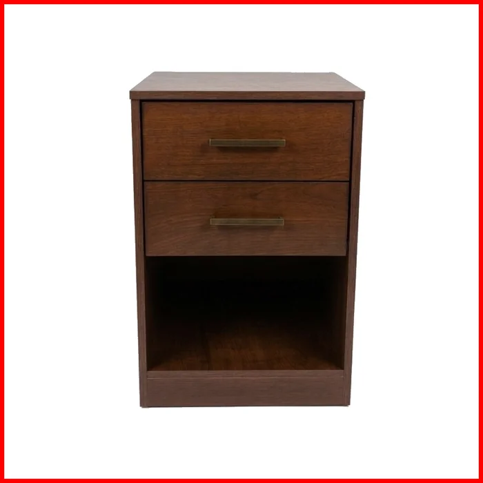 Mesa de luz 2 cajones – Verona en Marrón - Mesas de luz, Uruguay | Punto Unión, vista 3