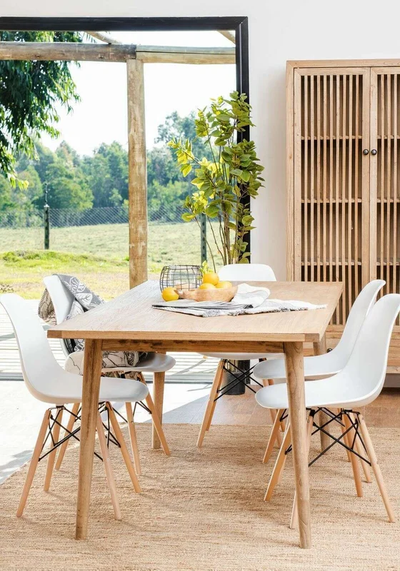 MESA COMEDOR NORDICA - OLMO NATURAL - 1.80 X 0.90 MTS en Madera natural - Mesas de comedor, Uruguay | La Iberica, vista 34