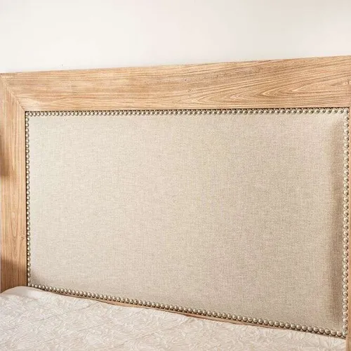RESPALDO TERRA - ALAMO Y LINO ANTIMANCHAS - 1.70 MTS en Madera natural - Respaldos de cama, Uruguay | La Iberica