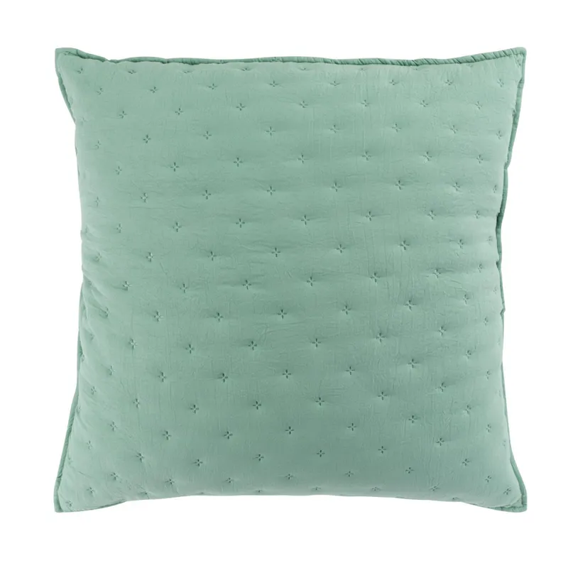 Funda De Almohadón Poliester Verde Capi Menta en Verde - Textiles, Uruguay | Divino
