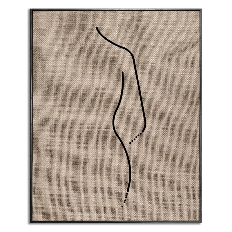 CUADRO CANVAS 40x50cm MARCO SILUETA ARPILLERA 2 - Decoración de pared, Uruguay | Decohogar
