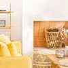 SILLON JOAQUINA - LINO ANTIMANCHAS MAIZ en Amarillo - Sillones y sofás, Uruguay | La Iberica, vista 11 de 12