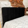 Respaldo Imperial Capitoneado 2 Plazas - Negro - Respaldos de cama, Uruguay | Berna home, vista 2 de 4