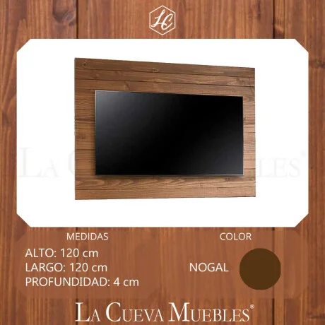 Panel de Tv Línea Naturale en Madera natural - Muebles para TV, Uruguay | La Cueva Muebles, vista 6