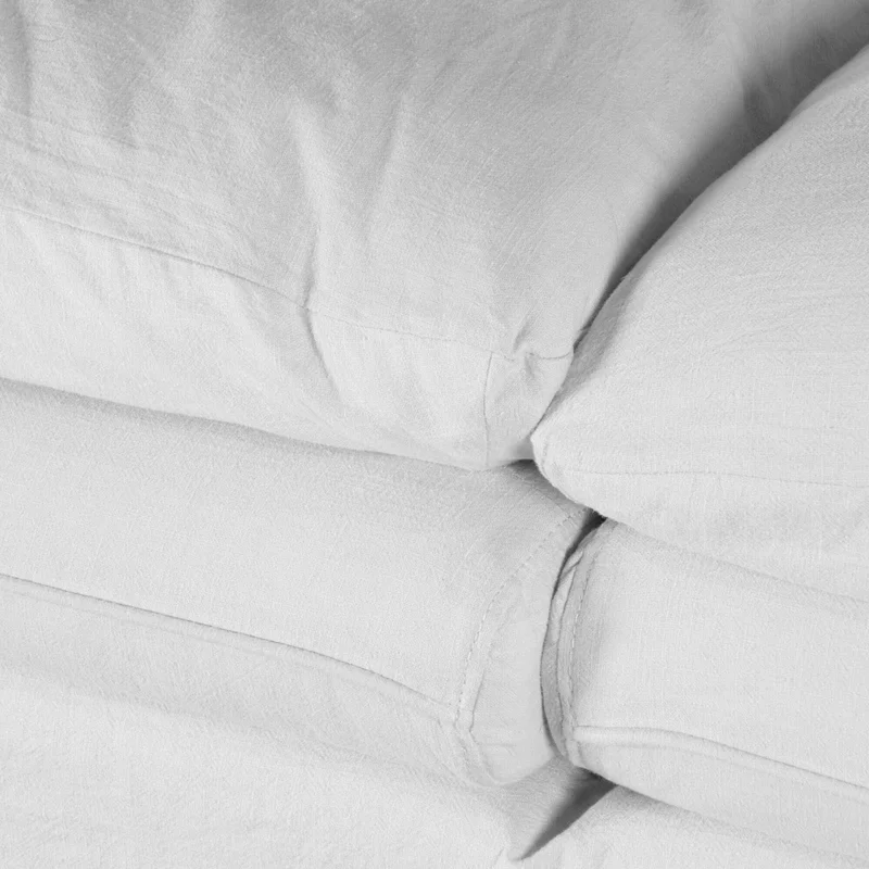 Sofá 3 Cuerpos Tela Blanco Positano en Blanco - Sillones y sofás, Uruguay | Divino, vista 5