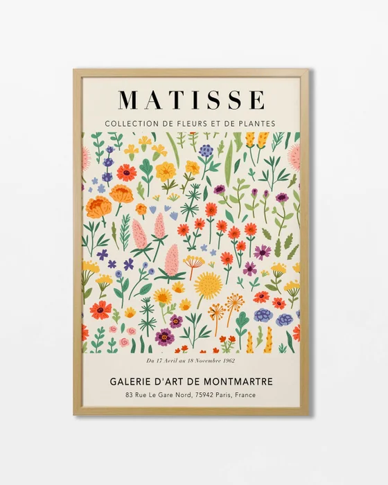 Matisse - Floral N.01 en Multicolor - Láminas, Uruguay | La Cuadrería
