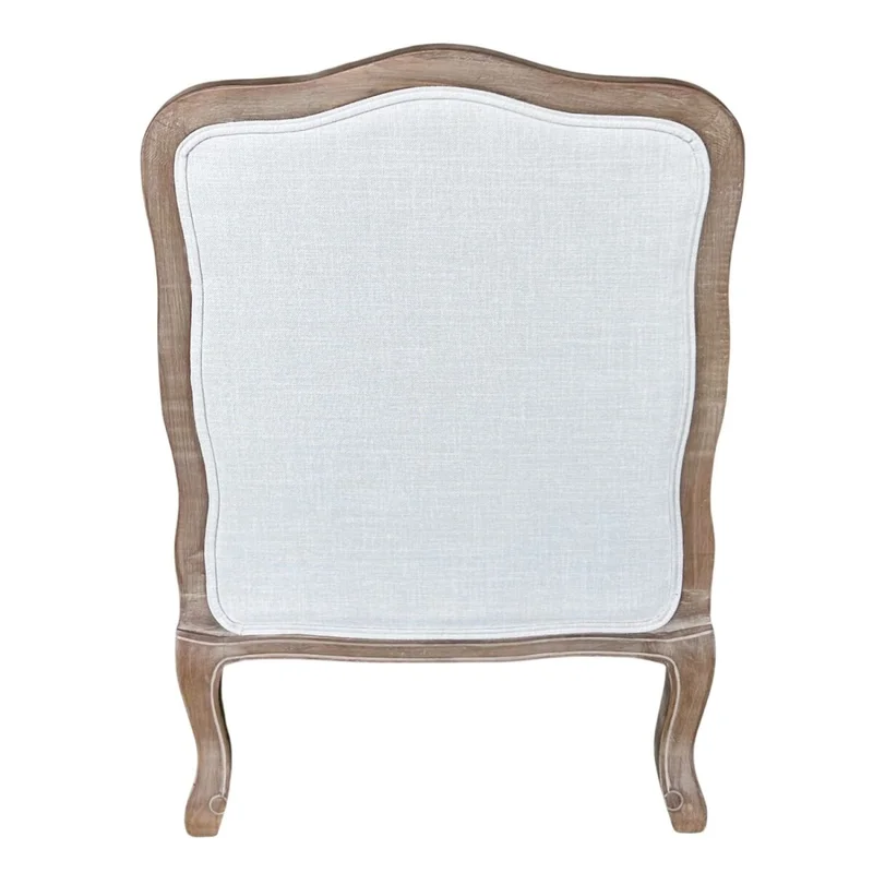 Poltrona Luis XV - Crema en Beige - Butacas, banquetas y puffs, Uruguay | La Cueva Muebles, vista 4