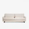 Sofá Veliro 3 plazas de chenilla beige y patas de acero con acabado negro 240 cm FSC Mix Credit en Beige - Sillones y sofás, Uruguay | Kavehome, vista 9 de 10