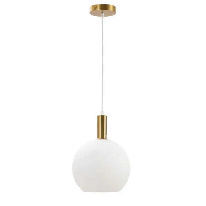 Luminaria Colgante Pireo Medium Blanca ø 25 cm en Blanco - Lámparas colgantes, Uruguay | Serlux