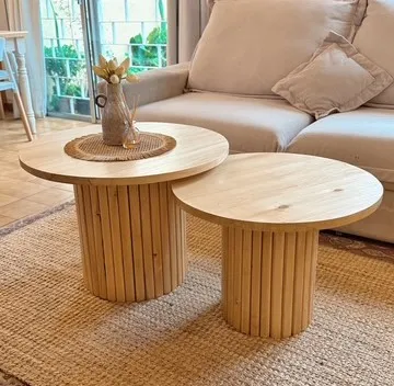 Mesas nido con base de varillas - Mesas de living, Uruguay | Decoramuss