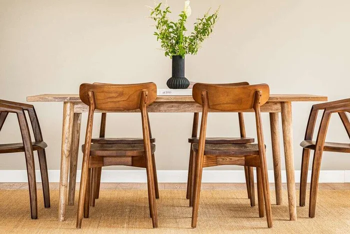 MESA COMEDOR NORDICA - OLMO NATURAL - 1.80 X 0.90 MTS en Madera natural - Mesas de comedor, Uruguay | La Iberica, vista 53