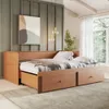 Cama Somnus 1 Plaza / auxiliar - Funcional - Marrón - Dormitorio, Uruguay | Ecowood, vista 2 de 5