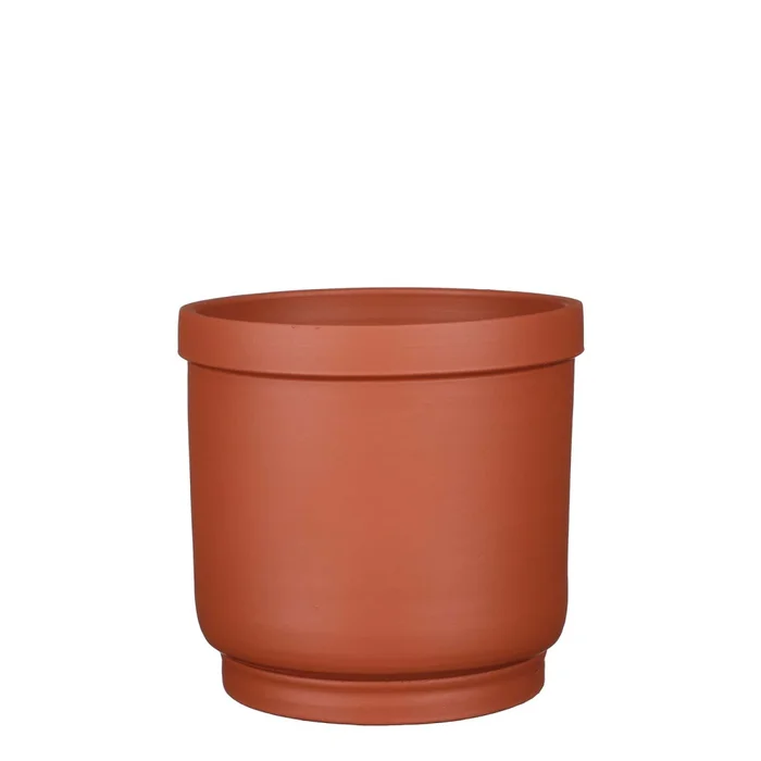 Maceta Riva Ceramica Naranja 1114643 en Rojo - Jarrones, Uruguay | Divino