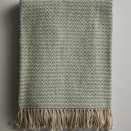 MANTA CHENILLA GEOMÉTRICA - Textiles, Uruguay | Zara Home