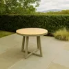 MESA DE EXTERIOR BRONTE Gris CIRCULAR - Mesas de comedor, Uruguay | Viasono, vista 1 de 4