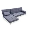Sofá Cama con Chaise Long Gris - Sillones y sofás, Uruguay | Lais Muebles, vista 1 de 5
