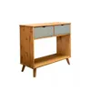 Aparador Mesa De Arrime 2 Cajones - Línea Berlín - Gris en Gris - Muebles para TV, Uruguay | Ecowood, vista 1 de 7