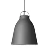 Lámpara Colgante Cilíndrico Caravaggio Gris 25 x 120 - Lámparas colgantes, Uruguay | Berna home, vista 1 de 2