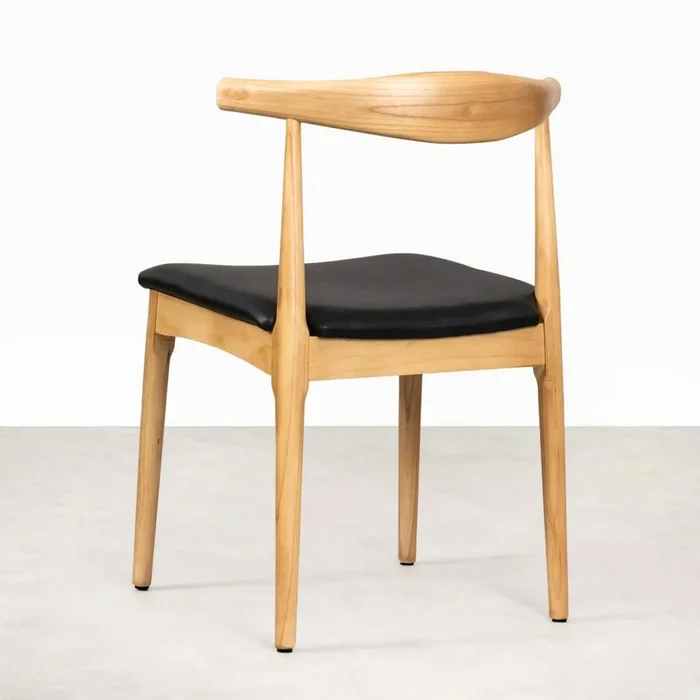 Silla de comedor de madera estilo escandinavo - Loria - Línea Serena en Madera natural - Sillas, Uruguay | Ecowood, vista 4