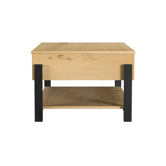 Mesa De Living 2 Cajones Madera Maciza Pino Encerado - Mesas de arrimo, Uruguay | Muebles Express, vista 2