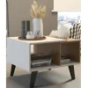 Mesa de centro 2 estantes Blanco/Dakar - Mesas de living, Uruguay | Que Sal Muebleria, vista 1 de 3