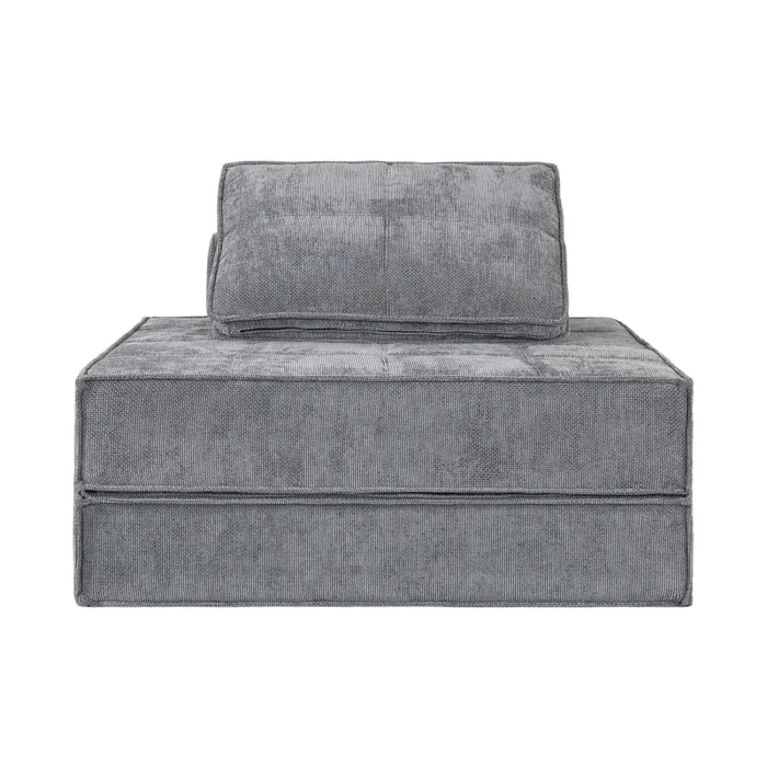 Sofá Cama 1 Cuerpo Espuma Gris Bruma en Gris - Sillones y sofás, Uruguay | Divino, vista 3