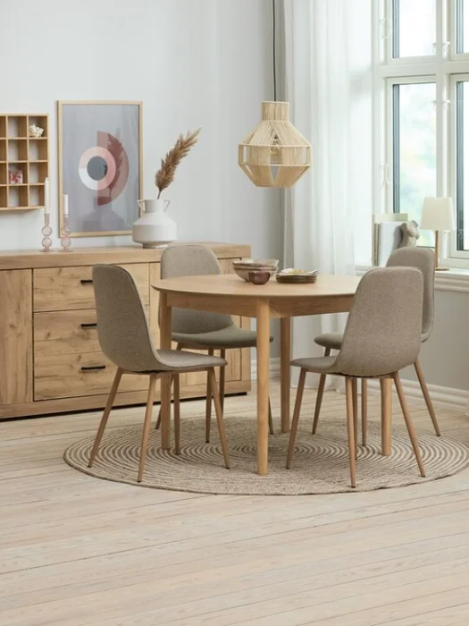 Silla de comedor BISTRUP arena/roble natural - Sillas, Uruguay | JYSK, vista 2