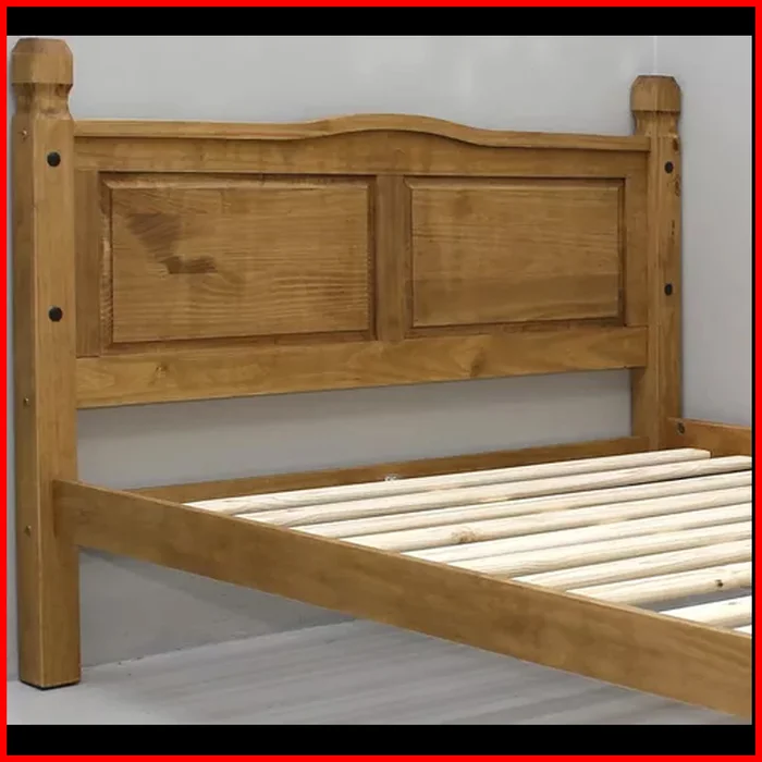 Cama 2 plazas estilo mexicano – 910.140 en Madera natural - Dormitorio, Uruguay | Punto Unión, vista 3
