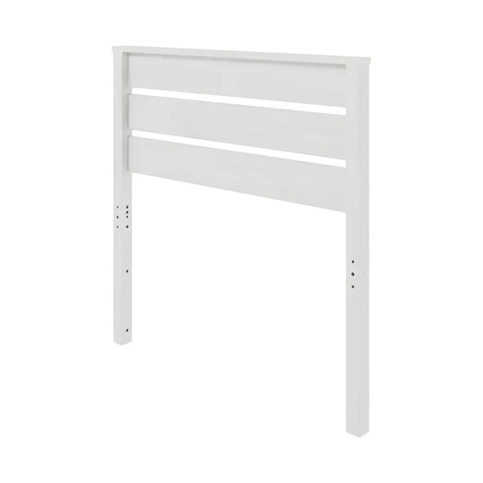 Respaldo 1 Plaza Madera maciza - Funcional - Blanco en Blanco - Respaldos de cama, Uruguay | Ecowood, vista 2