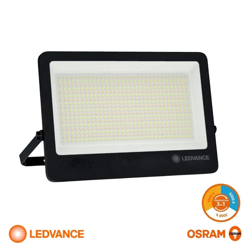 Foco LED LEDVANCE Compact IP66 200W CCT Negro en Negro - Lámparas colgantes, Uruguay | Serlux