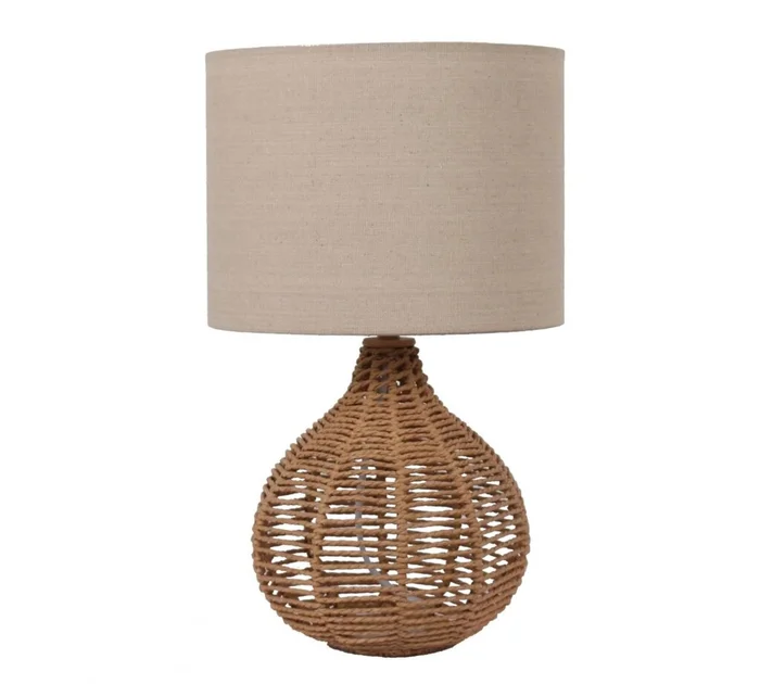 Lampara de mesa - Rattan Gota - Lámparas de mesa, Uruguay | Rústico Hogar