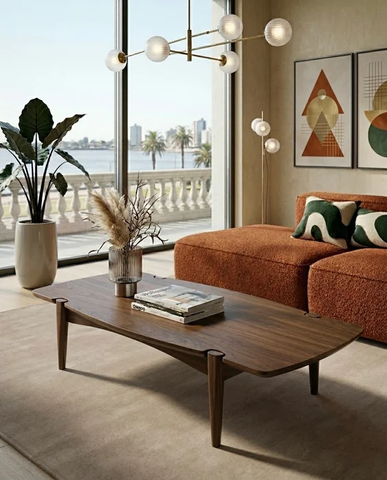 MESA DE LIVING DISEÑO LEONA en Marrón - Muebles, Uruguay | Indrana, vista 5