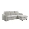 Rinconera Cama Thesi (C/Baúl) - Tela Microfibra - Chaise derecho - City 451 (Gris) en Gris - Sillones y sofás, Uruguay | NYR, vista 2 de 4
