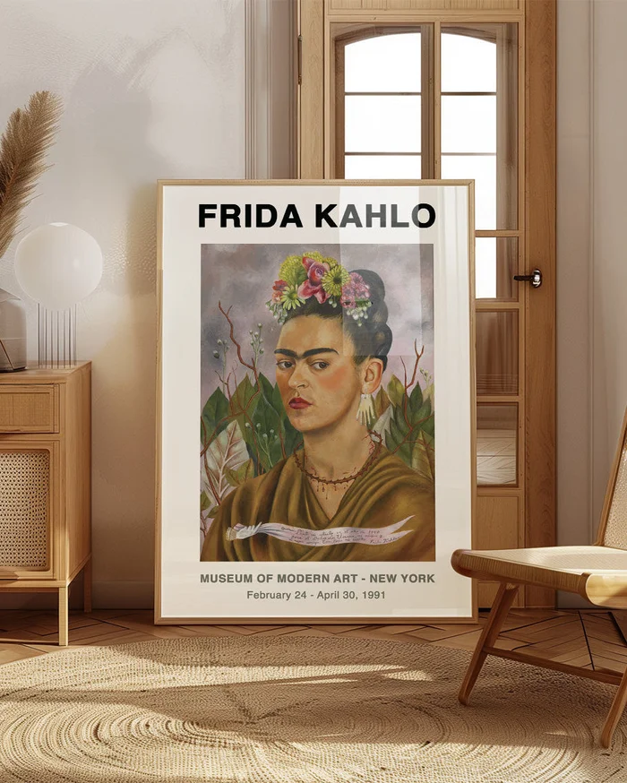 Frida Kahlo - Autorretrato al Dr. Eloesser en Multicolor - Láminas, Uruguay | La Cuadrería, vista 2