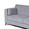 Sofá Capri - Tela Microfibra - 2 cuerpos - Cora 06-153 (Grafito) en Gris - Sillones y sofás, Uruguay | NYR, vista 5 de 6