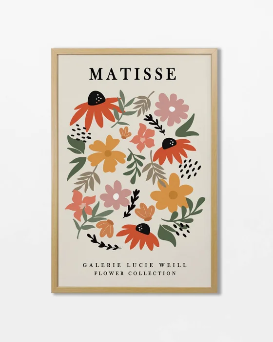 Matisse - Flower Collection en Multicolor - Láminas, Uruguay | La Cuadrería