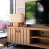 Rack Trendy 160cm - Marrón Claro (Pie Negro) - Muebles para TV, Uruguay | Berna home, vista 4 de 8