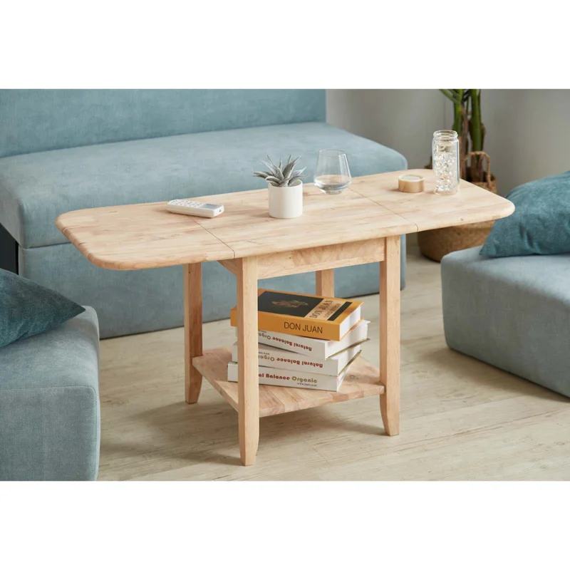 Mesa Ratona Madera Natural-beige Montana Natural en Madera natural - Mesas de living, Uruguay | Divino, vista 7