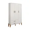 ROPERO IRIS  3 PTAS 24A BLANCO ACETINADO 358961881 - Roperos y placares, Uruguay | Rosas Hermanos, vista 1 de 2