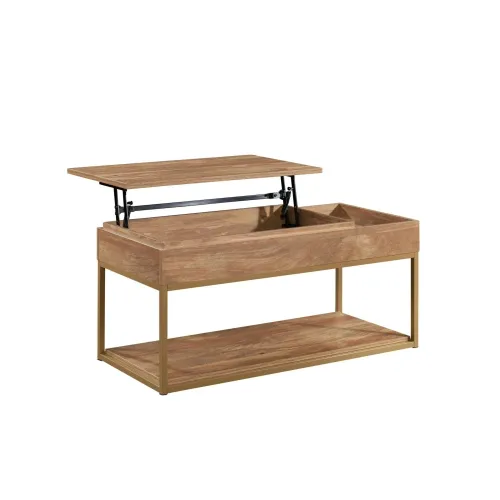 Mesa Ratona Articulada 3V Sauder en Madera natural - Mesas de living, Uruguay | Ecowood