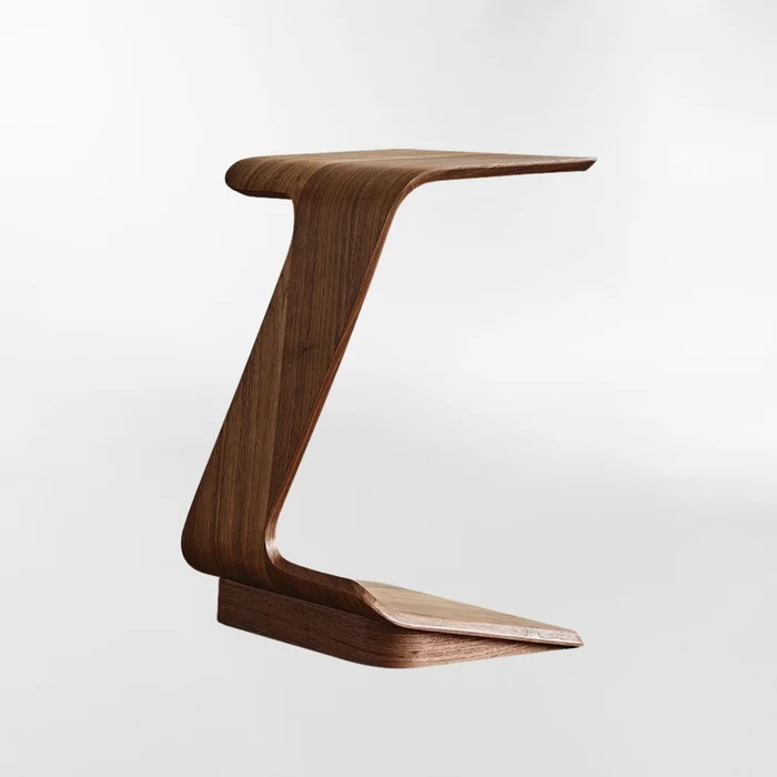 MESA AUXILIAR ZIGZAG Nogal - Mesas de comedor, Uruguay | Viasono, vista 3