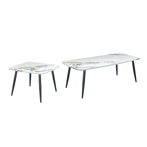 Mesa De Centro Mesa De Apoyo Patas De Metal Living Set - Mesas de living, Uruguay | Lais Muebles