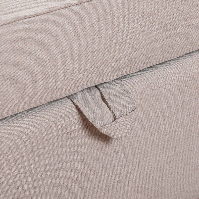 Sofá Cama 2 Cuerpos Tela Natural-beige Miley Beige en Beige - Sillones y sofás, Uruguay | Divino, vista 7