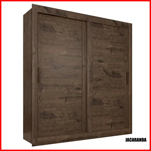 Placard 2 puertas de correr – Titanium 8720204 - Roperos y placares, Uruguay | Punto Unión