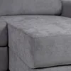 Rinconera Elyon - Tela Microfibra - Chaise derecho - 9250 (Grafito) en Gris - Sillones y sofás, Uruguay | NYR, vista 3 de 3
