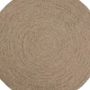 Alfombra BUESTARR Ø120 natural/gris en Gris - Textiles, Uruguay | JYSK, vista 1 de 2